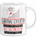 Survival-Expertin Weil Es Keinen Schöneren Beruf Gibt Tasse Geschenk für Eine Survival-Expertin Lustig Weiß Trendation