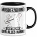 Musikerziehung Tasse Geschenk für Musikerziehung Der Mann Der Alles Kann Geschenkidee zum Geburtstag Schwarz Trendation