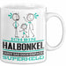 Halbonkel Geschenk Tasse Ich Bin Halbonkel Aber Sag Doch Einfach Superheld Lustige Geschenkdiee für Halbonkel Kaffee-Becher Weiß Trendation