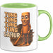 Tung Tung Tung Tung Sahur Tasse Meme Italienisch Geschenk Lustig Becher Grün Trendation