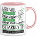 Gitarristin Tasse Geschenk Spruch Wer Will Schon Prinzessin Sein Wenn Man Auch Gitarristin Sein Kann Rosa Trendation