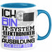 IT-Systemelektroniker Ausbildung Tasse Geschenk Ich Bin IT-Systemelektroniker In Der Ausbildung Ich Darf Das Geschenkidee Spruch Blau Trendation