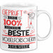 Beste Vogelforscherin Der Welt Tasse Geschenk für Eine Vogelforscherin Geprüft Und Sicher Geschenkidee Geburtstag Weihnachten Weiß Trendation