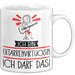 Geschenk für Gitarrenvirtuosin Tasse Lustige Geschenkidee Geburtstag Ich Bin Gitarrenvirtuosin Ich Darf Das Weiß Trendation