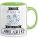 Langläuferin Tasse Geschenk Becher Stark Attraktiv Furchtlos Langläuferin Lustige Geschenkidee Grün Trendation