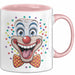 Zirkus Tasse Geschenk Lachender Clown Geschenkidee Künstler Rosa Trendation