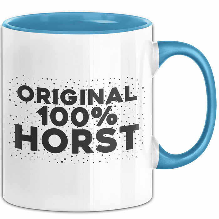 Horst Tasse Original 100% Horst Geschenk Blau Trendation