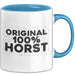 Horst Tasse Original 100% Horst Geschenk Blau Trendation