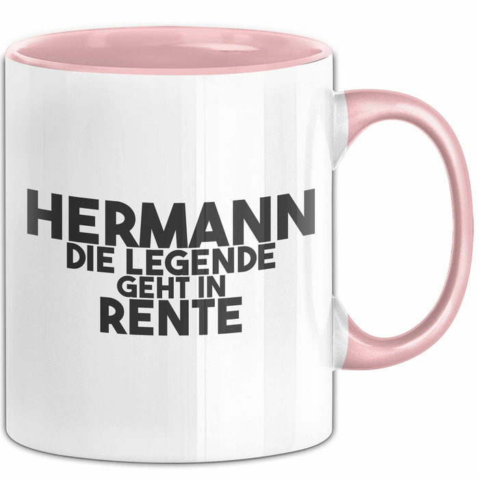 Hermann Tasse Hermann – Die Legende Geht In Rente Geschenk