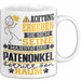Patenonkel Geschenk Tasse Lustiger Spruch Erheben Sie Sich Der Patenonkel Betritt den Raum Weiß Trendation