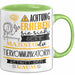 Tierkommunikatorin Tasse Geschenk Lustiger Spruch Bitte Erheben Sie Sich Seine Majestät Die Tierkommunikatorin Betritt Den Raum Grün Trendation