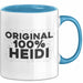 Heidi Tasse Original 100% Heidi Geschenk Blau Trendation