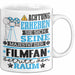 Filmfan Geschenk Tasse Lustiger Spruch Erheben Sie Sich Der Filmfan Betritt den Raum Weiß Trendation