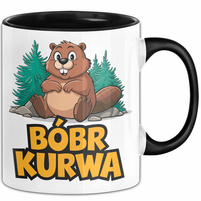 Polnisch Bóbr Kurwa Tasse Geschenk Lustige Geschenkidee Trendation