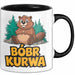 Polnisch Bóbr Kurwa Tasse Geschenk Lustige Geschenkidee Trendation