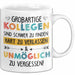 Büroarbeit Kollege Tasse Geschenk Lustige Geschenkidee Spruch Großartige Kollegen Sind Schwer Zu Finden Weiß Trendation