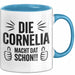 Cornelia Tasse Geschenk Die Cornelia Macht Dat Schon Geschenkidee Becher mit Name Blau Trendation