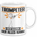 Trompeter Tasse Geschenk für Trompeter Der Mann Der Alles Kann Geschenkidee zum Geburtstag Weiß Trendation
