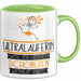 Ultraläuferin Weil Es Keinen Schöneren Beruf Gibt Tasse Geschenk für Eine Ultraläuferin Lustig Grün Trendation