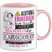 Sounddesignerin Tasse Geschenk Lustiger Spruch Bitte Erheben Sie Sich Seine Majestät Die Sounddesignerin Betritt Den Raum Rosa Trendation