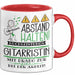 Gitarristin Tasse Geschenk Lustig Abstand Halten Hochleistungs-Gitarristin Mit Drang Zur Perfektion Bei Der Arbeit Rot Trendation