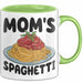Spaghetti Tasse Für Frauen Und Männer Mom'S Spaghetti-Liebhaber Grün Trendation