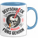 Deutsche Rockmusik Tasse Geschenk Lustige Geschenkidee Blau Trendation