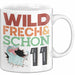 11. Geburtstag Geschenk Tasse Becher Wild Frech Und Schon 11 Weiß Trendation