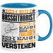 Bassgitarrist Geschenk Tasse Geschenkidee für Bassgitarrist Geburtstag Lustig Ich Bin Bassgitarrist Ich Kann Es Dir Erklären Aber Nicht Für Dich Verstehen Blau Trendation