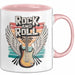 Gitarre Musikliebhaber Musiker Gitarrist Tasse Geschenk Lustige Geschenkidee Spruch Rock’n’Roll Rosa Trendation