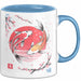 Kirschblüte Koi Karpfen Japanische Tasse Becher Geschenk Lustige Geschenkidee Spruch Blau Trendation