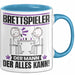 Brettspieler Tasse Geschenk für Brettspieler Der Mann Der Alles Kann Geschenkidee zum Geburtstag Blau Trendation