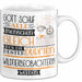 Wildtierbeobachterin Geschenk Becher Tasse Gott Schuf Alle Menschen Gleich Nur Die Besten Durfeten Wildtierbeobachterin Werden Geschenkidee Lustig Weiß Trendation