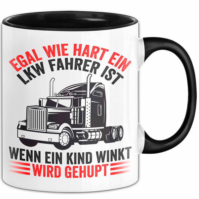 Lkw Fahrer Tasse Geschenk Harte Truckfahrer Trucker Geschenkidee Lustig Trendation