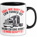 Lkw Fahrer Tasse Geschenk Harte Truckfahrer Trucker Geschenkidee Lustig Trendation