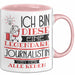 Journalistin Tasse Geschenk Ich Bin Diese Eine Legendäre Journalistin Von Der Alle Reden Geschenkidee Geburtstag Weihnachten Rosa Trendation