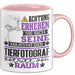 Tierfotograf Geschenk Tasse Lustiger Spruch Erheben Sie Sich Der Tierfotograf Betritt den Raum Rosa Trendation