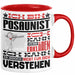 Posaunist Geschenk Tasse Geschenkidee für Posaunist Geburtstag Lustig Ich Bin Posaunist Ich Kann Es Dir Erklären Aber Nicht Für Dich Verstehen Rot Trendation