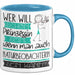 Naturbeobachterin Tasse Geschenk Spruch Wer Will Schon Prinzessin Sein Wenn Man Auch Naturbeobachterin Sein Kann Blau Trendation