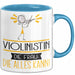Violinistin Geschenk Tasse Becher Die Frau Die Allen Kann Geschenkidee für eine Violinistin Lustig Blau Trendation