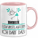 Geschenk für Eiskunstläuferin Tasse Lustige Geschenkidee Geburtstag Ich Bin Eiskunstläuferin Ich Darf Das Rosa Trendation