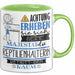 Reptilienhalterin Tasse Geschenk Lustiger Spruch Bitte Erheben Sie Sich Seine Majestät Die Reptilienhalterin Betritt Den Raum Grün Trendation