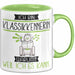 Klassikkennerin Tasse Geschenk Ich Bin Klassikkennerin Warum Weil Ich Es Kann Geschenkidee Geburtstag Grün Trendation