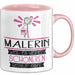 Malerin Weil Es Keinen Schöneren Beruf Gibt Tasse Geschenk für Eine Malerin Lustig Rosa Trendation