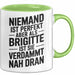 Brigitte Tasse Geschenk Niemand Ist Perfekt Brigitte Verdammt Nah Dran Geschenkidee Grün Trendation