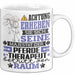 Pferdetherapeut Geschenk Tasse Lustiger Spruch Erheben Sie Sich Der Pferdetherapeut Betritt den Raum Weiß Trendation