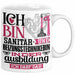 Sanitär- und Heizungstechnikerin Ausbildung Start Geschenk Tasse Ich Bin Sanitär- und Heizungstechnikerin In Der Ausbildung Ich Darf Das Kaffee-Becher Geschenkidee Weiß Trendation