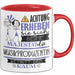 Musikproduzentin Tasse Geschenk Lustiger Spruch Bitte Erheben Sie Sich Seine Majestät Die Musikproduzentin Betritt Den Raum Rot Trendation