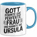 Ursula Tasse Geschenk Gott Formte Die Perfekte Frau Ursula Geschenkidee Blau Trendation