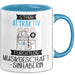 Musikgeschäftsinhaberin Tasse Geschenk Becher Stark Attraktiv Furchtlos Musikgeschäftsinhaberin Lustige Geschenkidee Blau Trendation